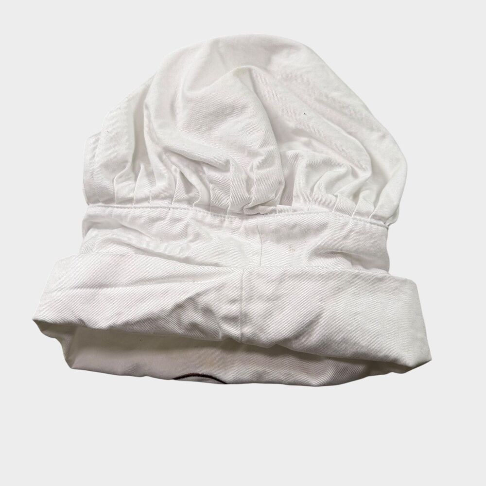 Disney Parks Goofy King of the Grill Chef Hat White Cotton Toque BBQ Adult - Picture 3 of 5